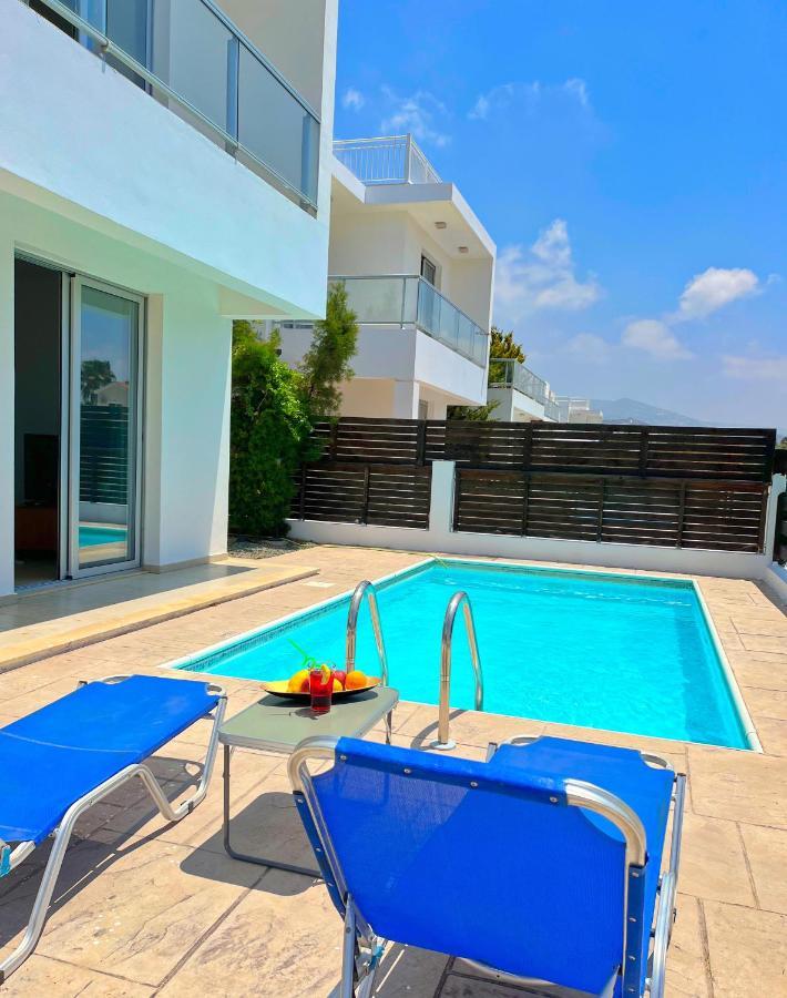 3 Bedroom Coral Bay Beach Seaview Villa I Private Pool Peyia Dış mekan fotoğraf