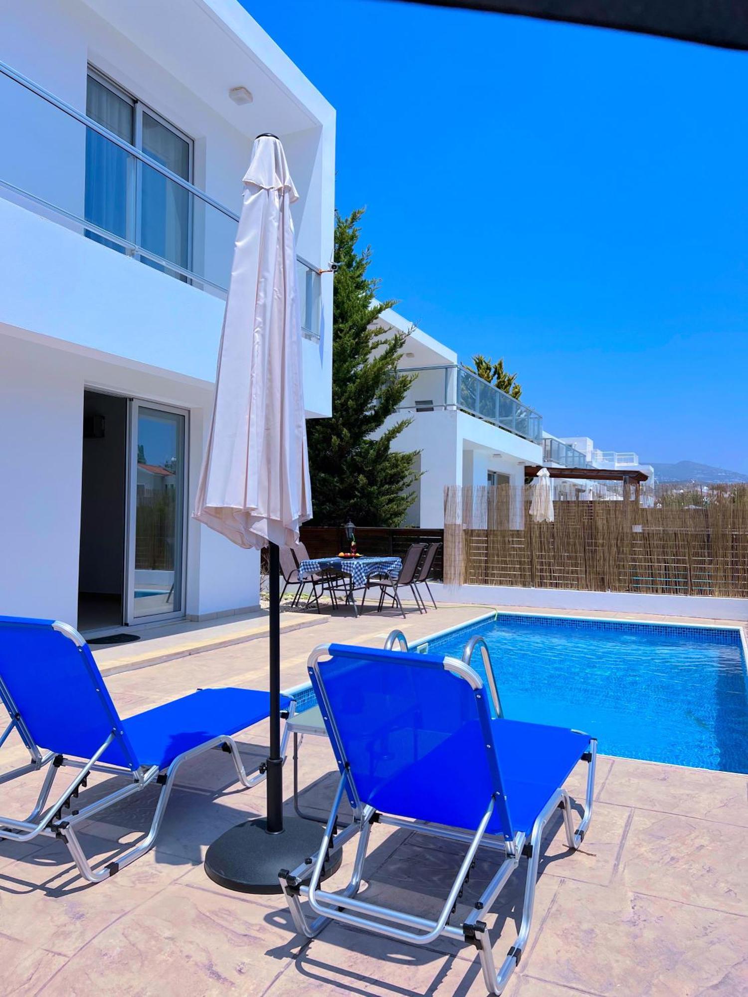 3 Bedroom Coral Bay Beach Seaview Villa I Private Pool Peyia Dış mekan fotoğraf